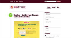 Desktop Screenshot of blog.johnnyjuice.com